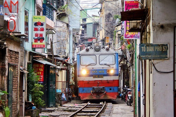 Train in Hanoi